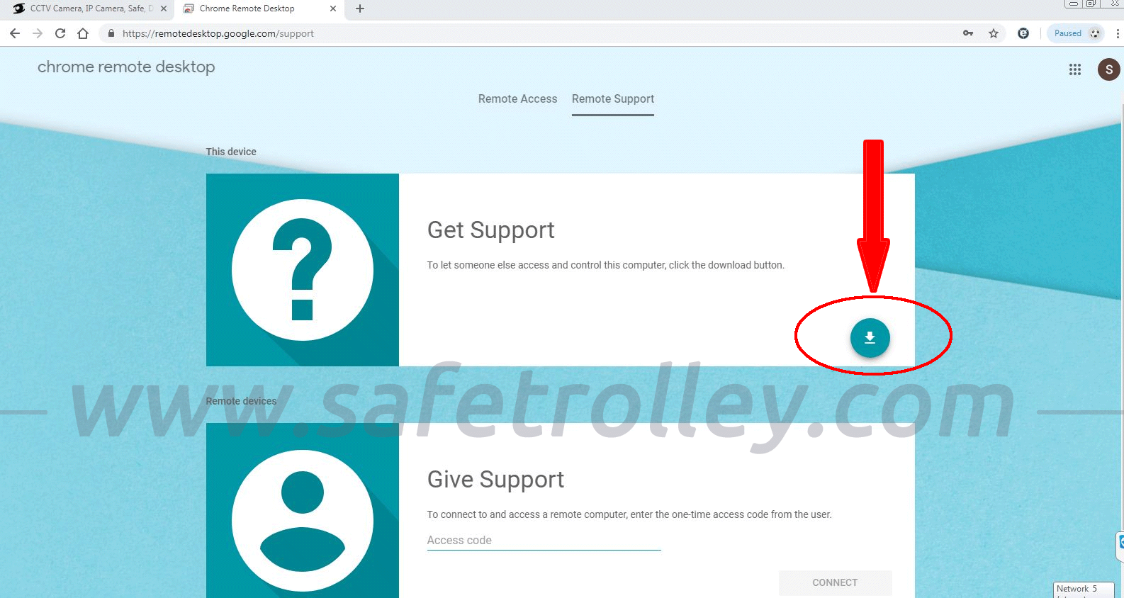 Get Support via Google Chrome Remote Desktop