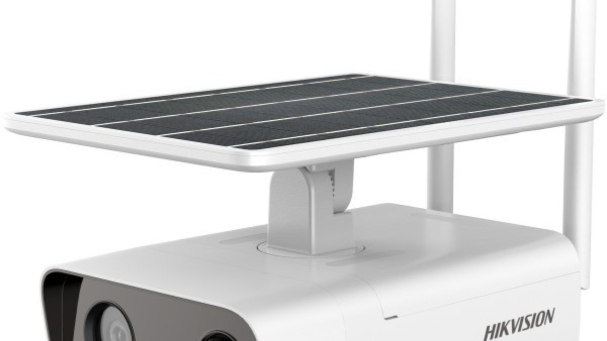 hikvision solar powered 4g camera